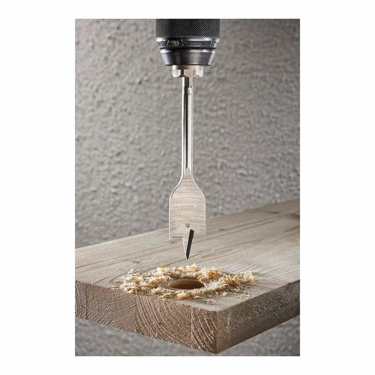 Holzbohrer Wolfcraft Ø 25 x 152 mm Schaufel Sechseckig