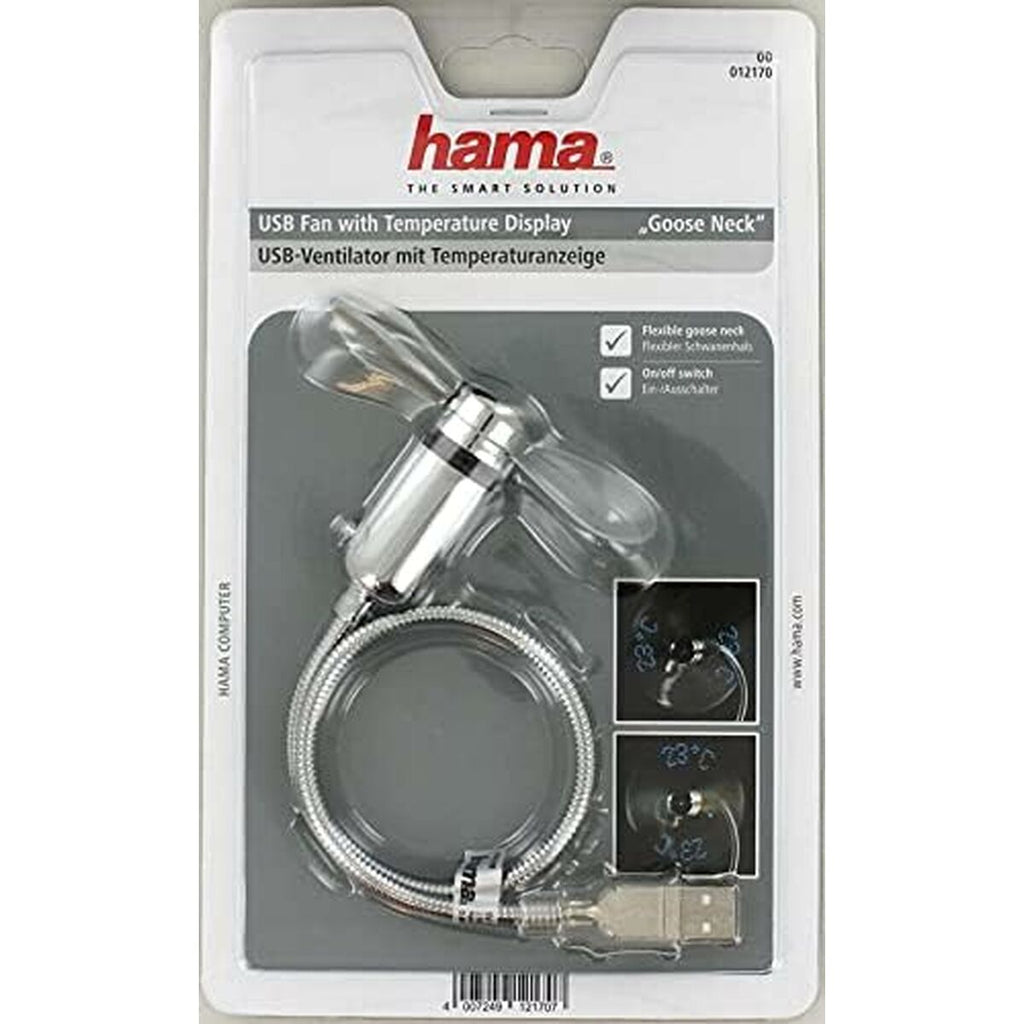 Tischventilator Hama Silberfarben