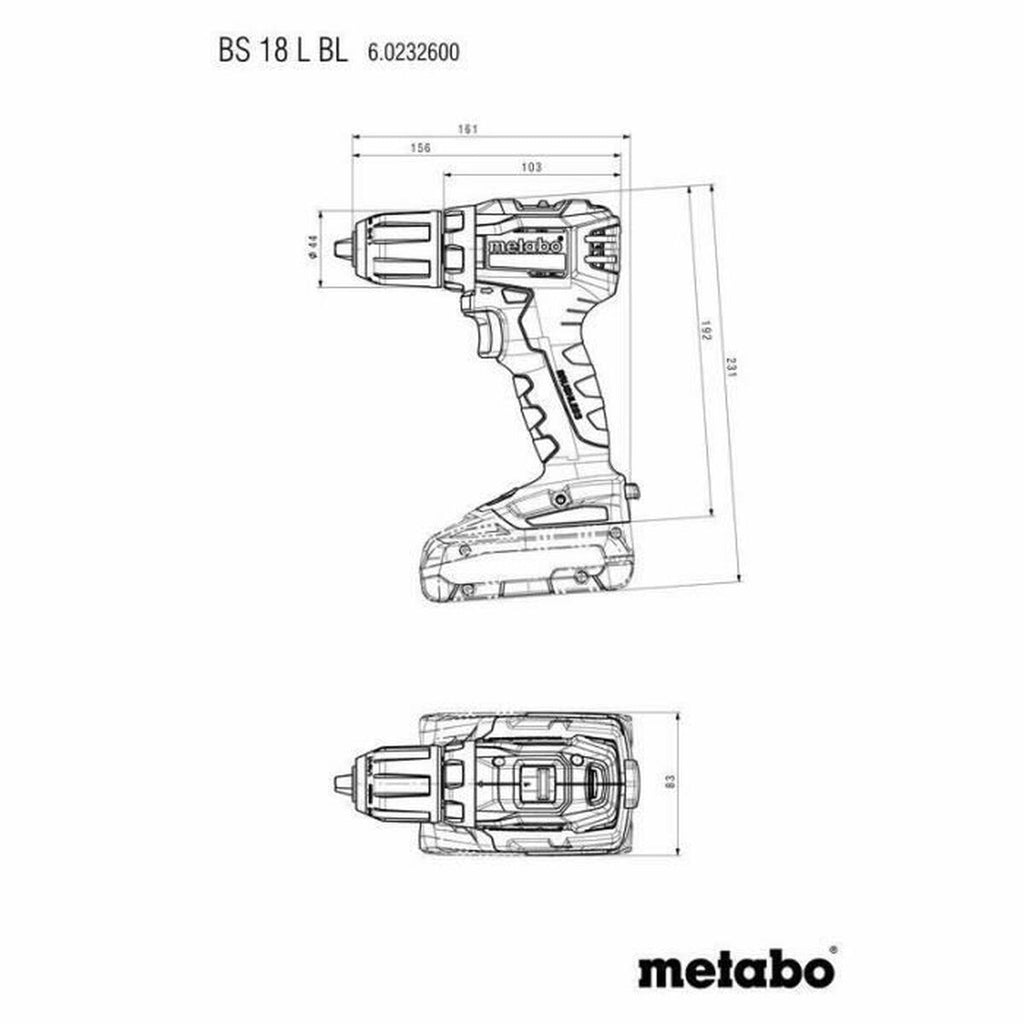 Elektrischer Schraubendreher Metabo 602326500 60 Nm