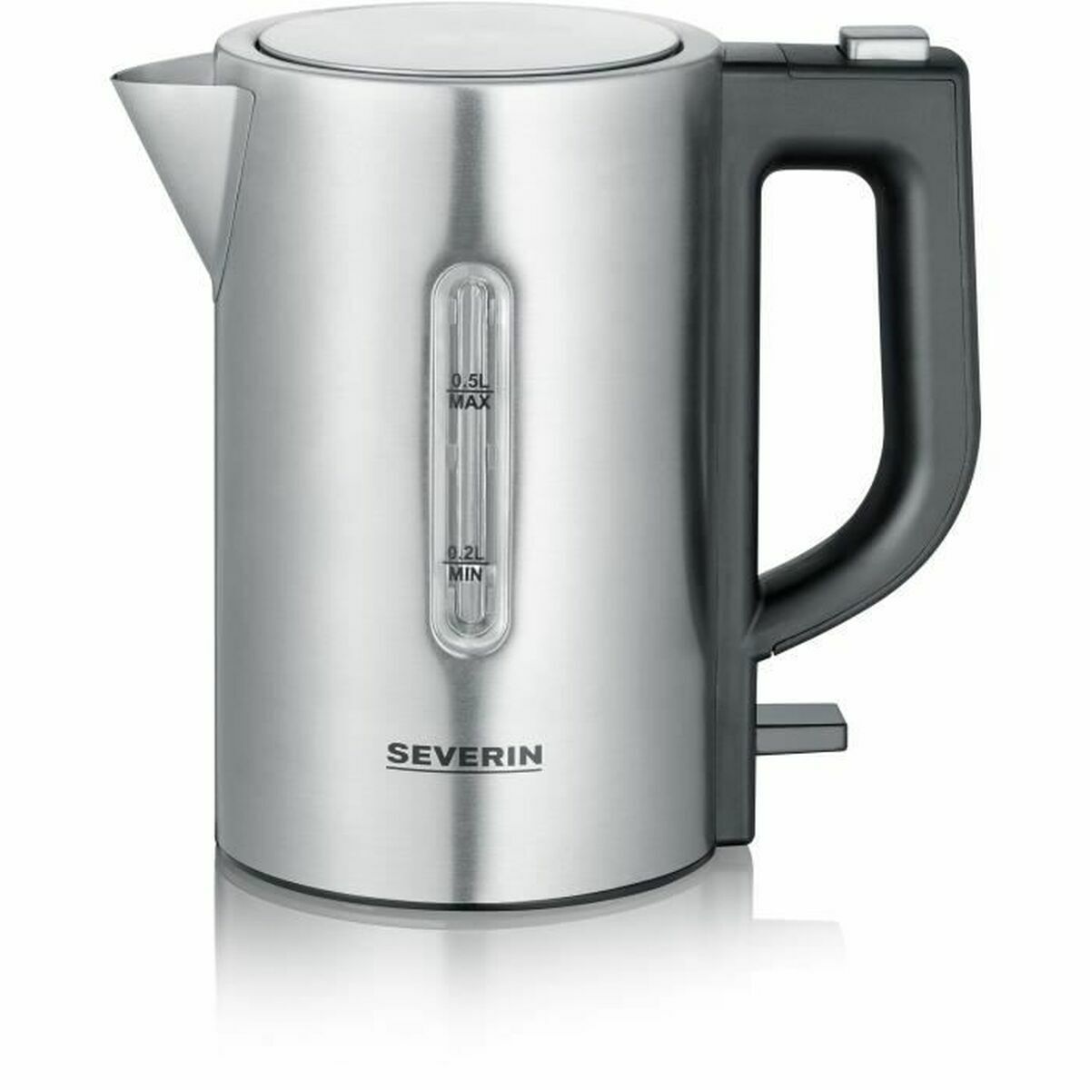 Wasserkocher Severin WK3647 Travel Kettle Kit 500 ml Schwarz Edelstahl