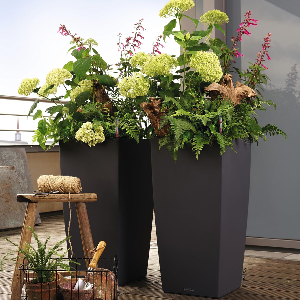Blumentopf Lechuza 13158 40 x 40 x 75 cm Tafel Polypropylen Kunststoff