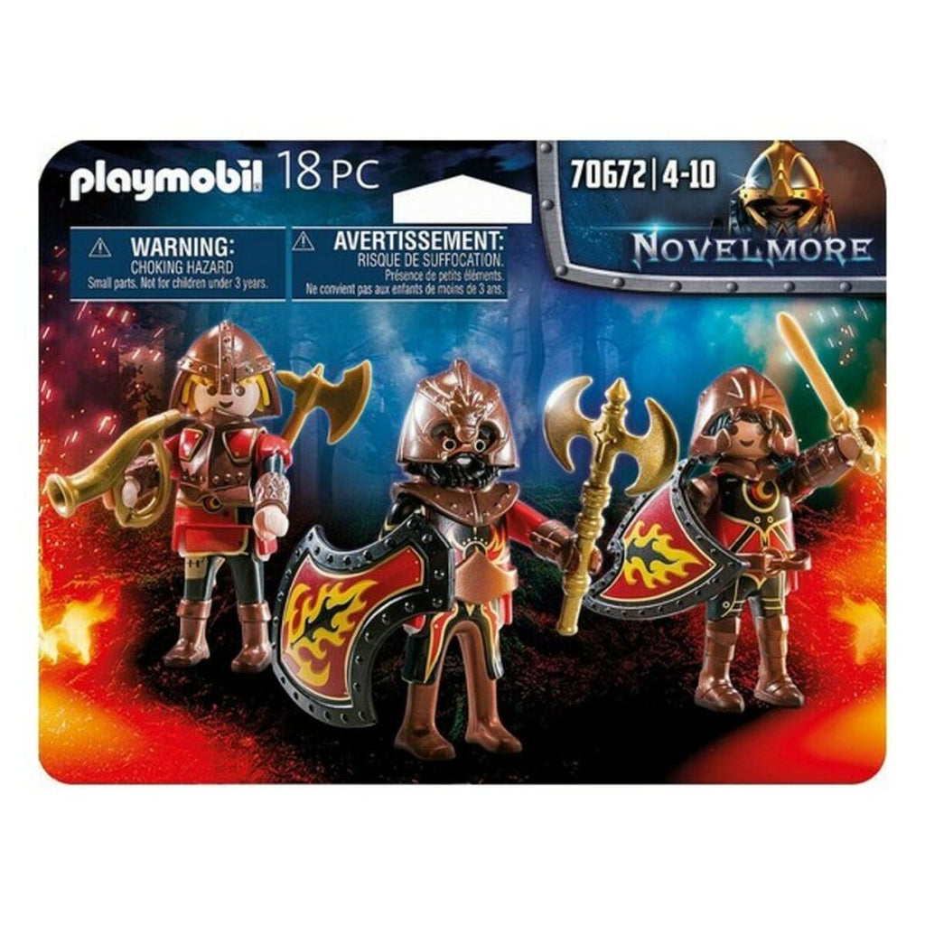 Figurensatz Novelmore Fire Knigths Playmobil (18 pcs)