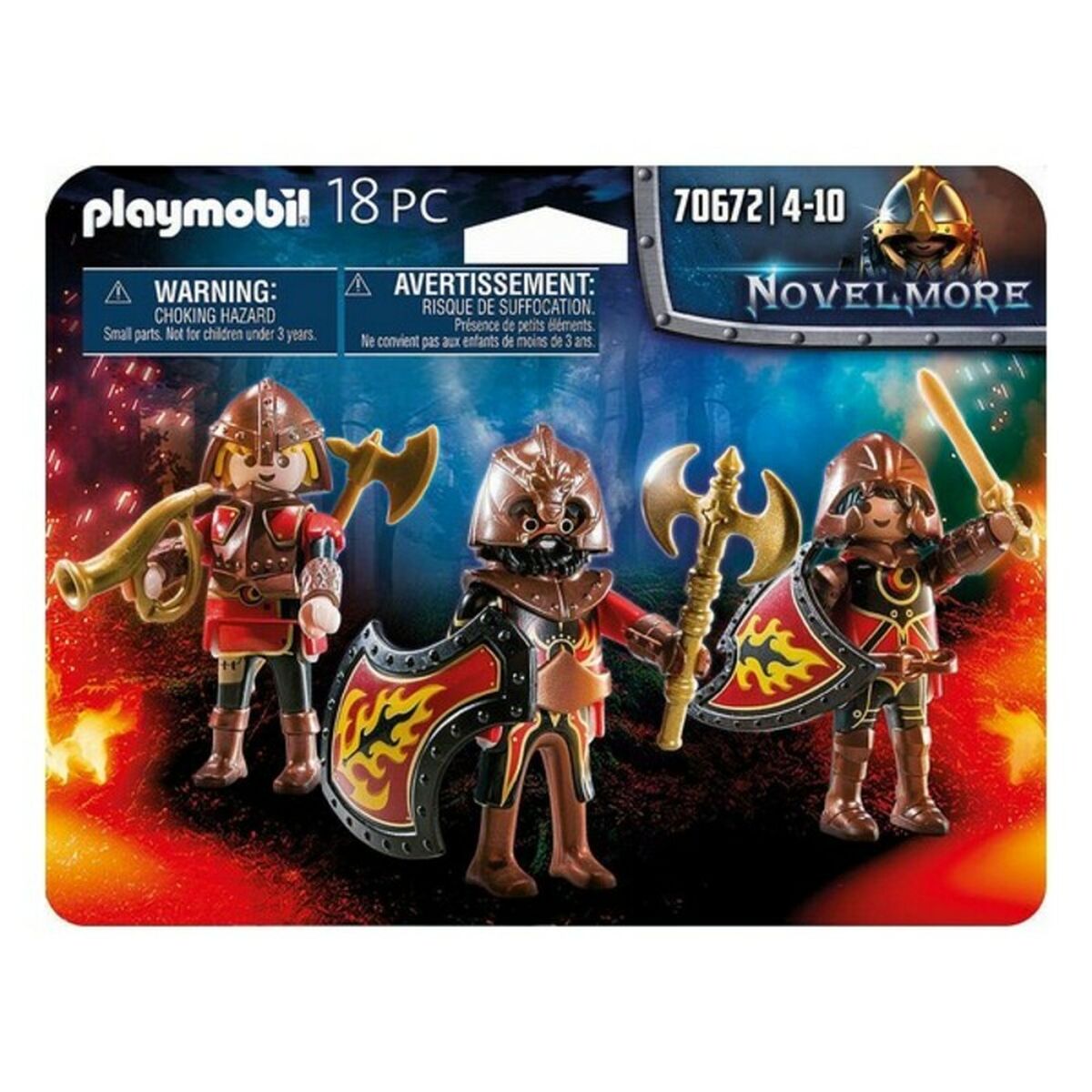 Figurensatz Novelmore Fire Knigths Playmobil (18 pcs)