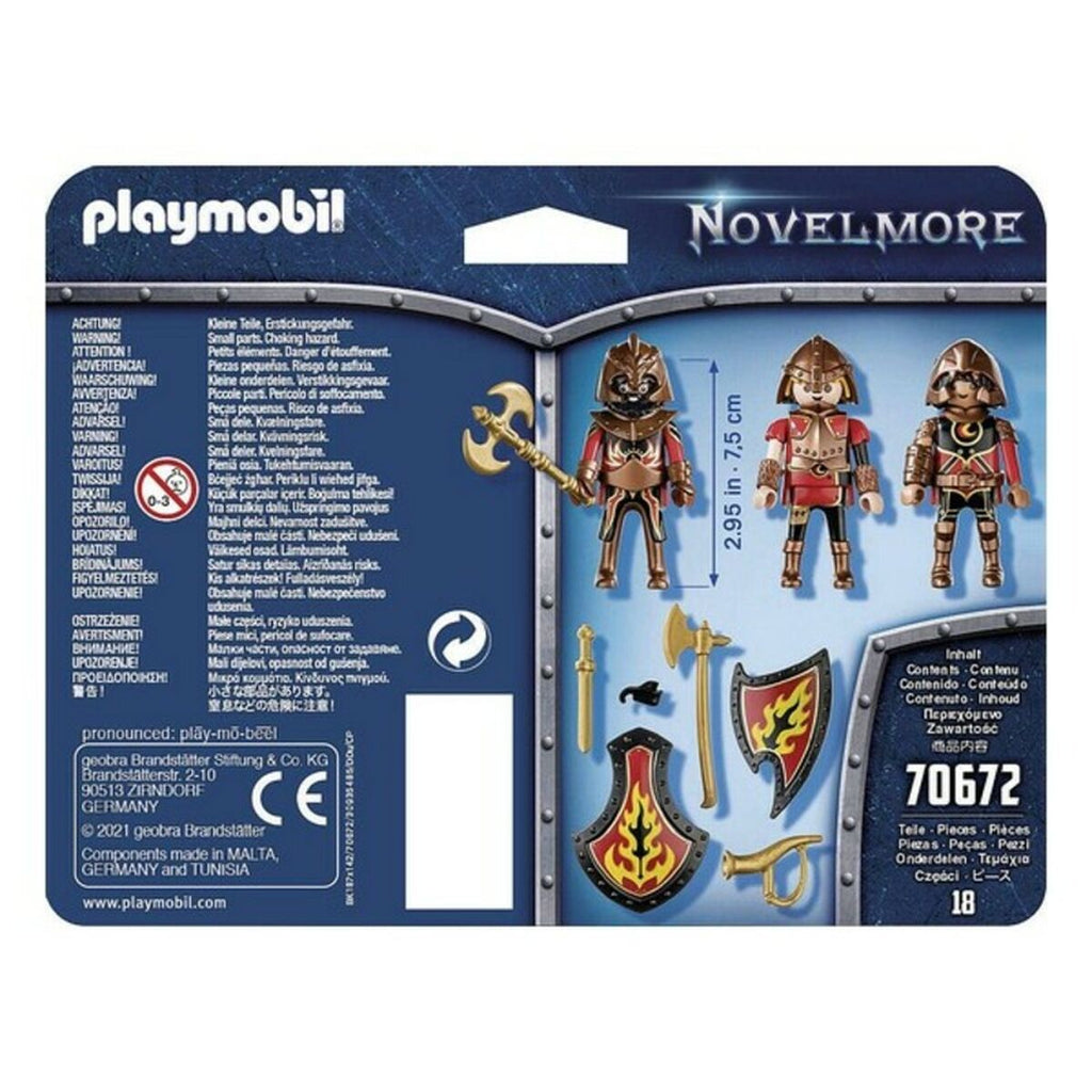 Figurensatz Novelmore Fire Knigths Playmobil (18 pcs)