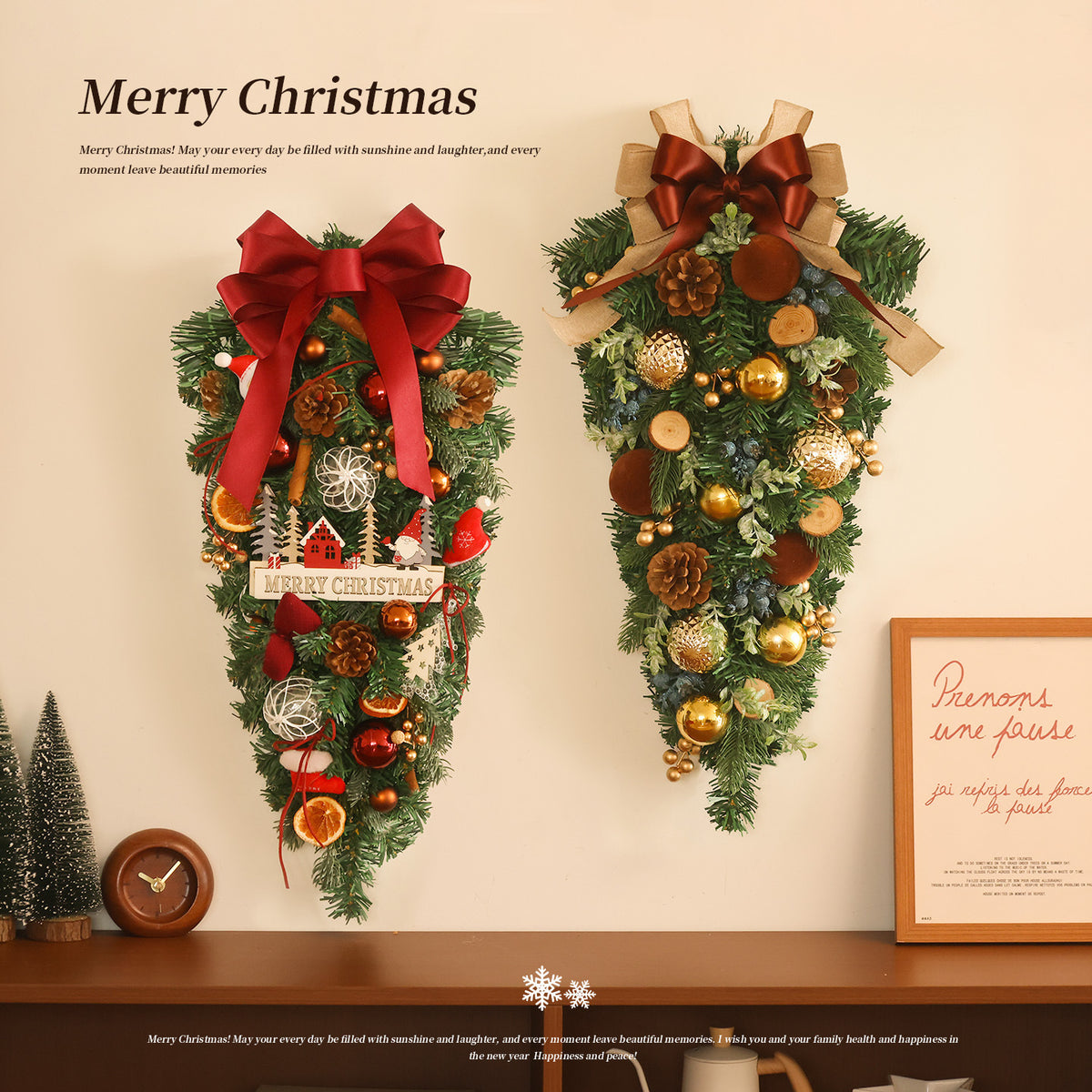 Weihnachtskranz Türhänger – Bild 3 | LuxeStyle