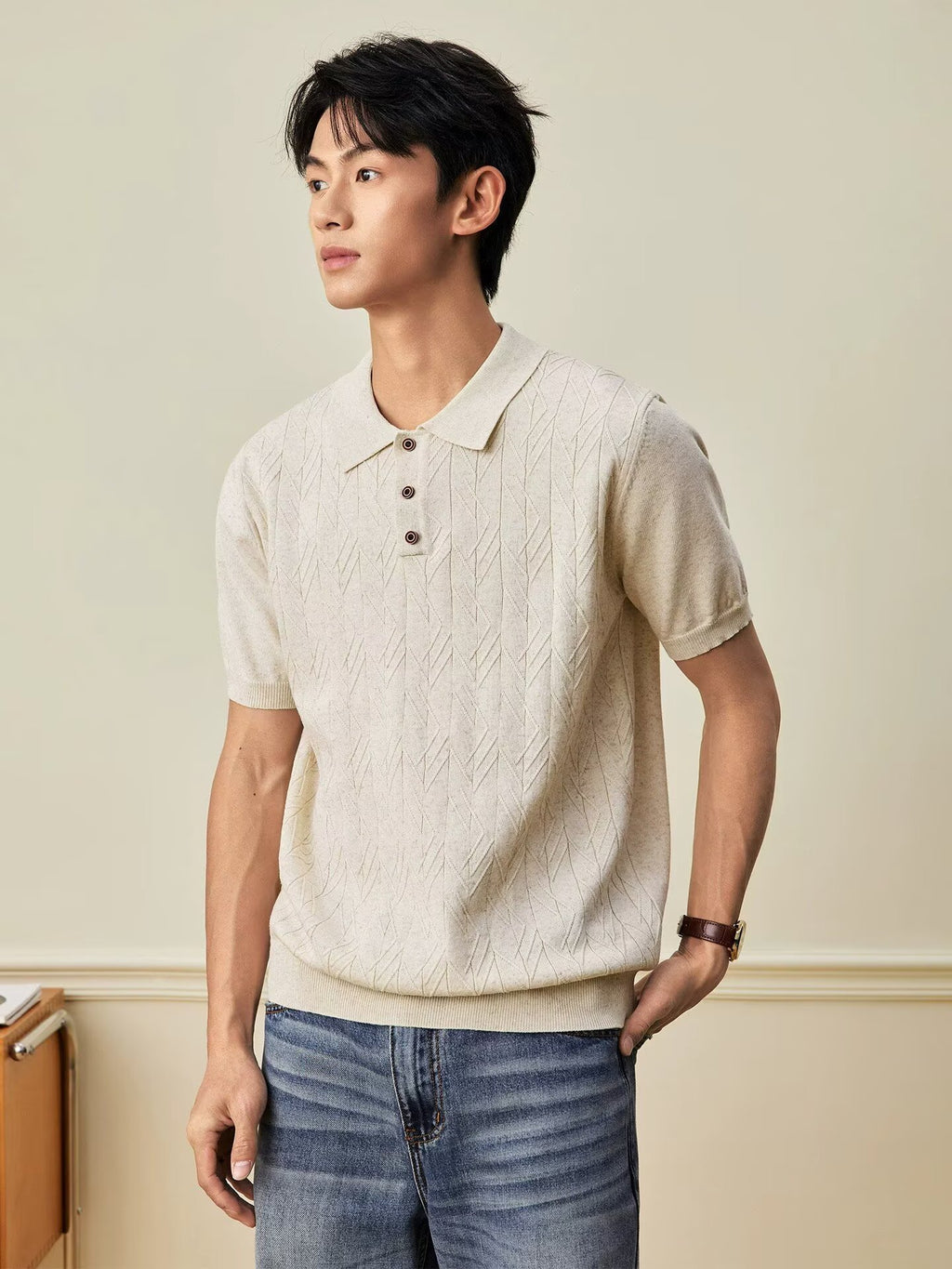 Retro-Polo für Herren