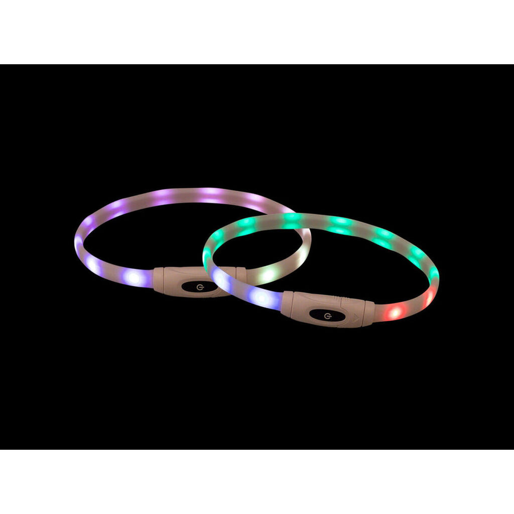 LED-Halsband «Trixie» Silikon Bunt
