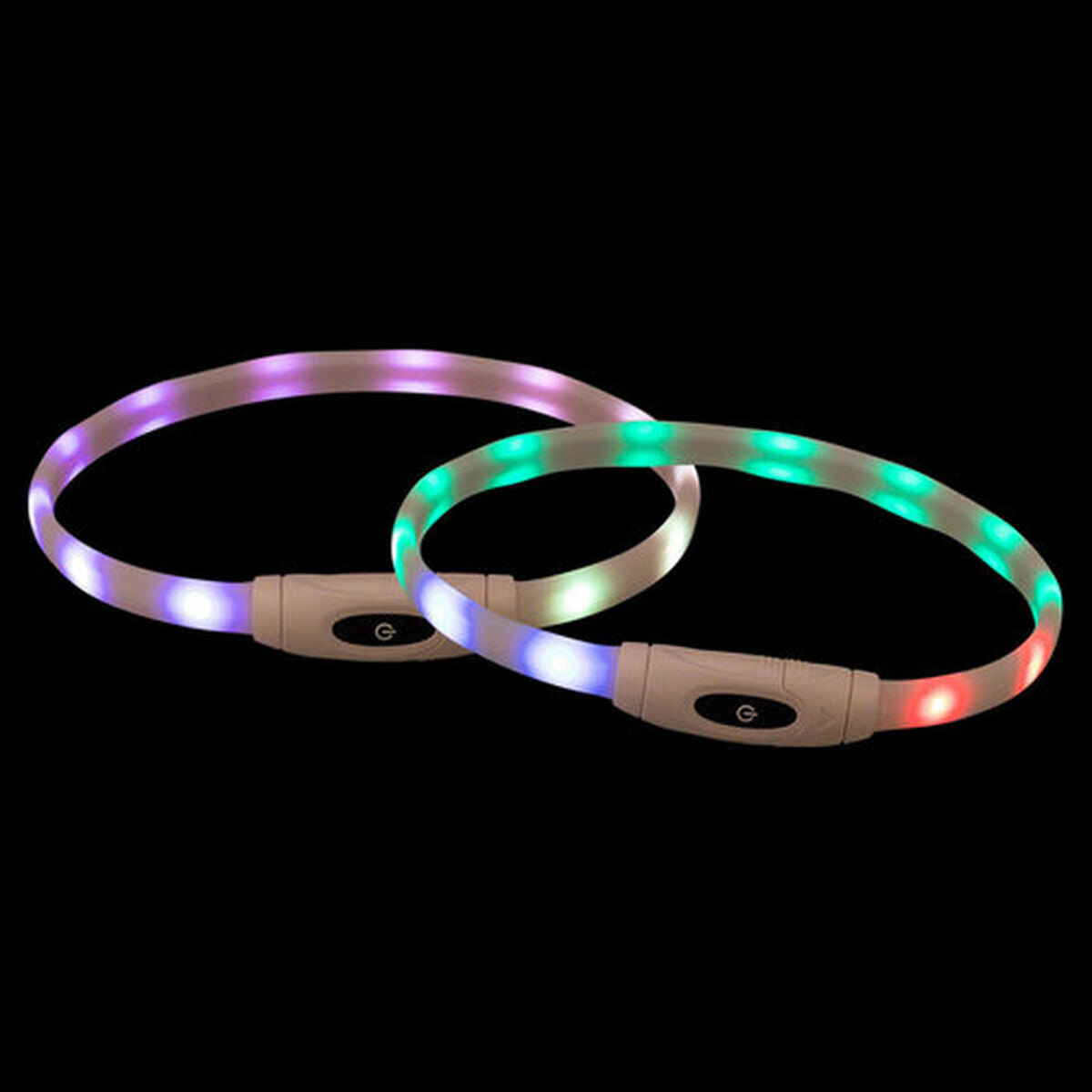 LED-Halsband «Trixie» Silikon Bunt