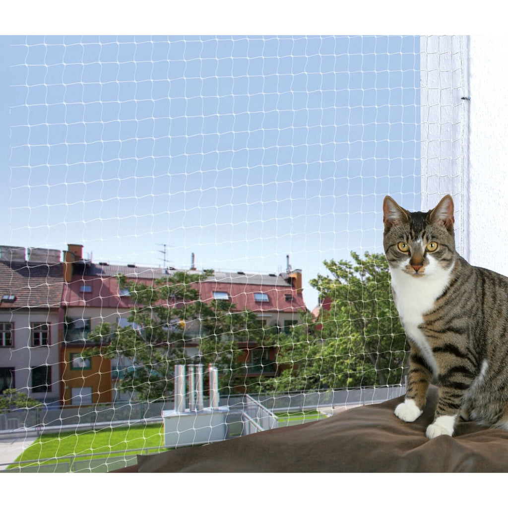 Sicherheitsnetz Trixie Katze Durchsichtig Nylon 4 x 3 m