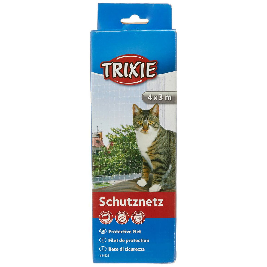 Sicherheitsnetz Trixie Katze Durchsichtig Nylon 4 x 3 m