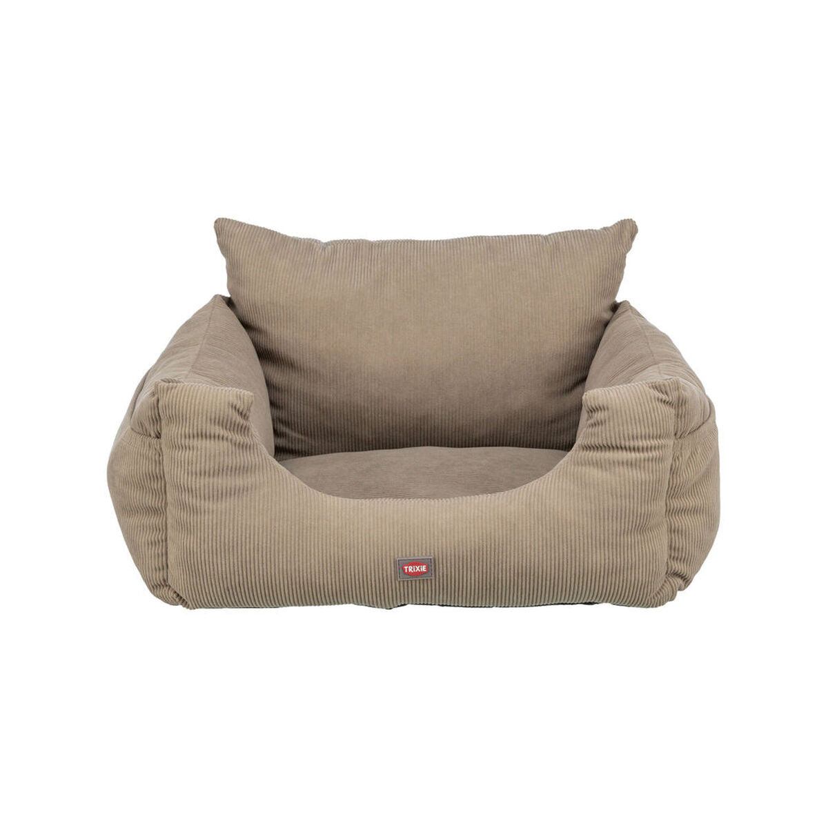 Hunde-Autositz «Trixie» Taupe (55×30×50 cm)