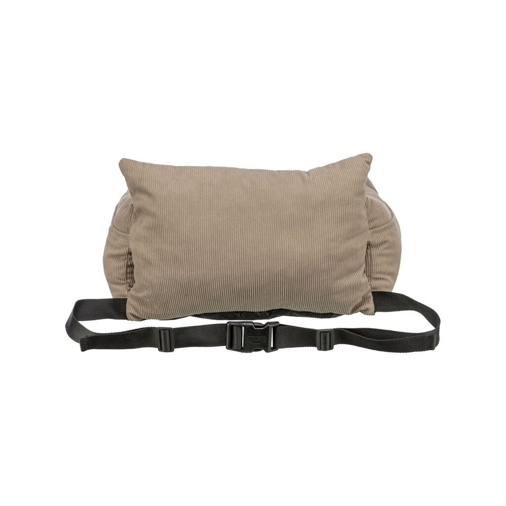 Hunde-Autositz «Trixie» Taupe (55×30×50 cm)