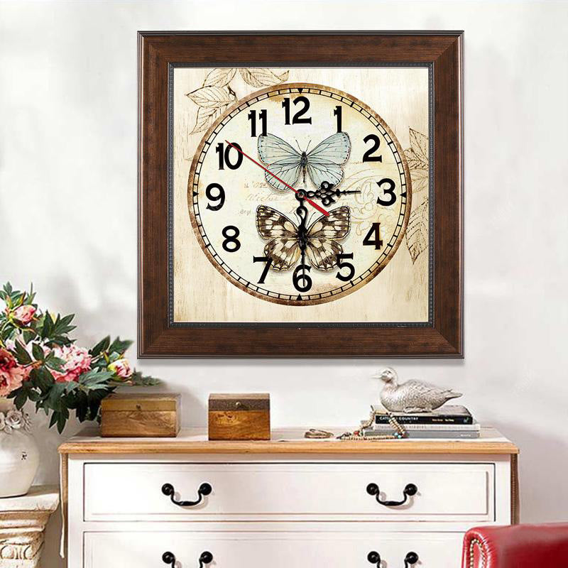 Diamond Painting Schmetterlingsuhr – Bild 5 | LuxeStyle