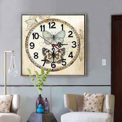 Diamond Painting Schmetterlingsuhr – Bild 3 | LuxeStyle