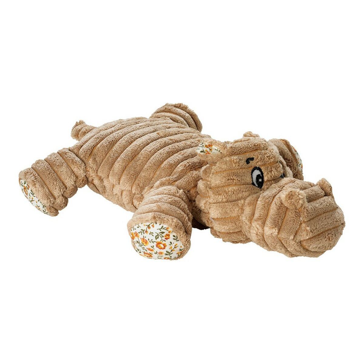 Kuscheltier für Hunde Hunter Huggly Amazonas Braun Baumwolle Nilpferd