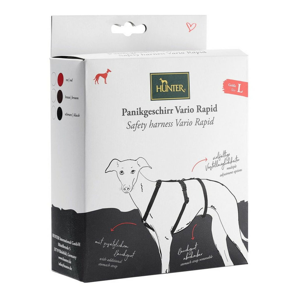 Hundegeschirr «Hunter» Safety VR Rot (L)