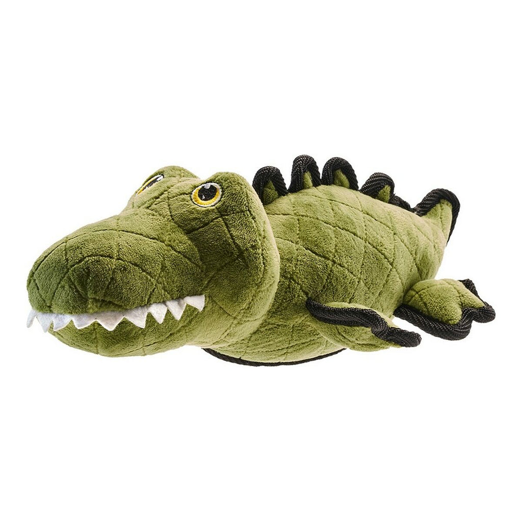Kuscheltier für Hunde Hunter Tough grün Polyester Krokodil 38 cm 27 cm