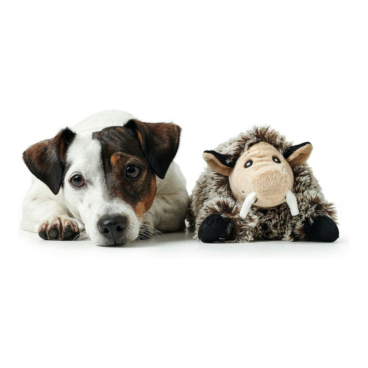 Kuscheltier für Hunde Hunter Faro Braun Grau Polyester Schwein