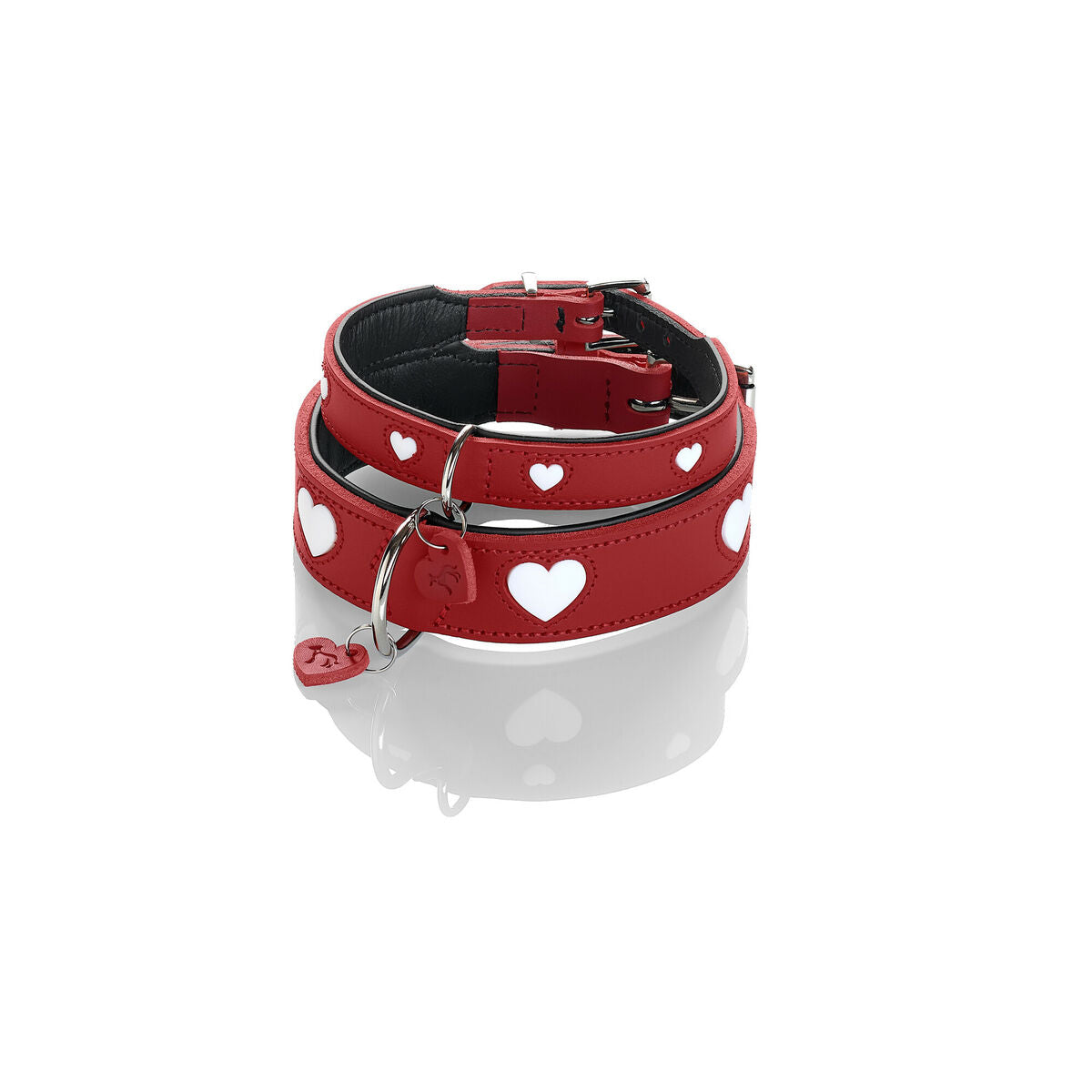 Hundehalsband Hunter Love Rot XS 24-28 cm