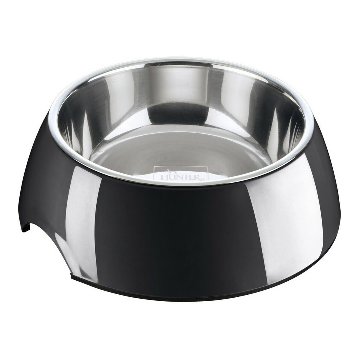 Hygienischer Hundenapf Schwarz – Robust für grosse Hunde.