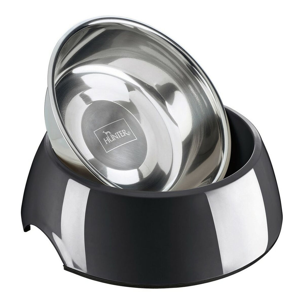 Hygienischer Hundenapf Schwarz – Robust für grosse Hunde.