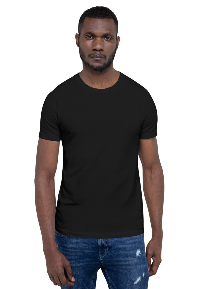Unisex-T-Shirt Schwarz – dein Motiv wird aufgedruckt