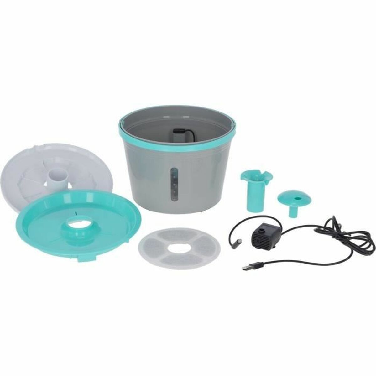 Großer Trinkbrunnen 1,6L – Frisches Wasser, stilvolles Design – Ansicht 4