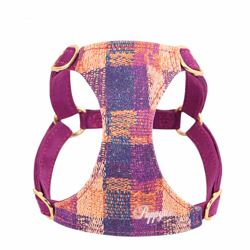Hundeleine mit Tragevest – Dunkelblau, Rosa, Lila | LuxeStyle