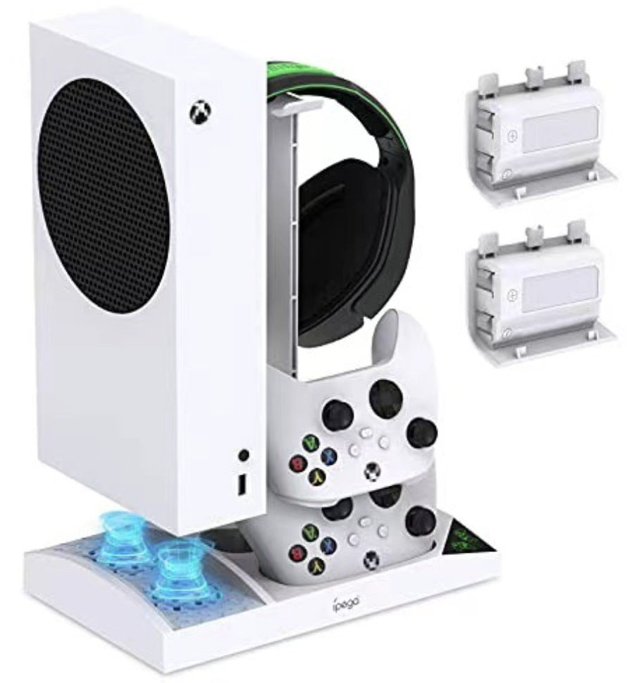 Xbox Series S Kühlstation mit Ladegerät & Headset-Halter – Ansicht 6
