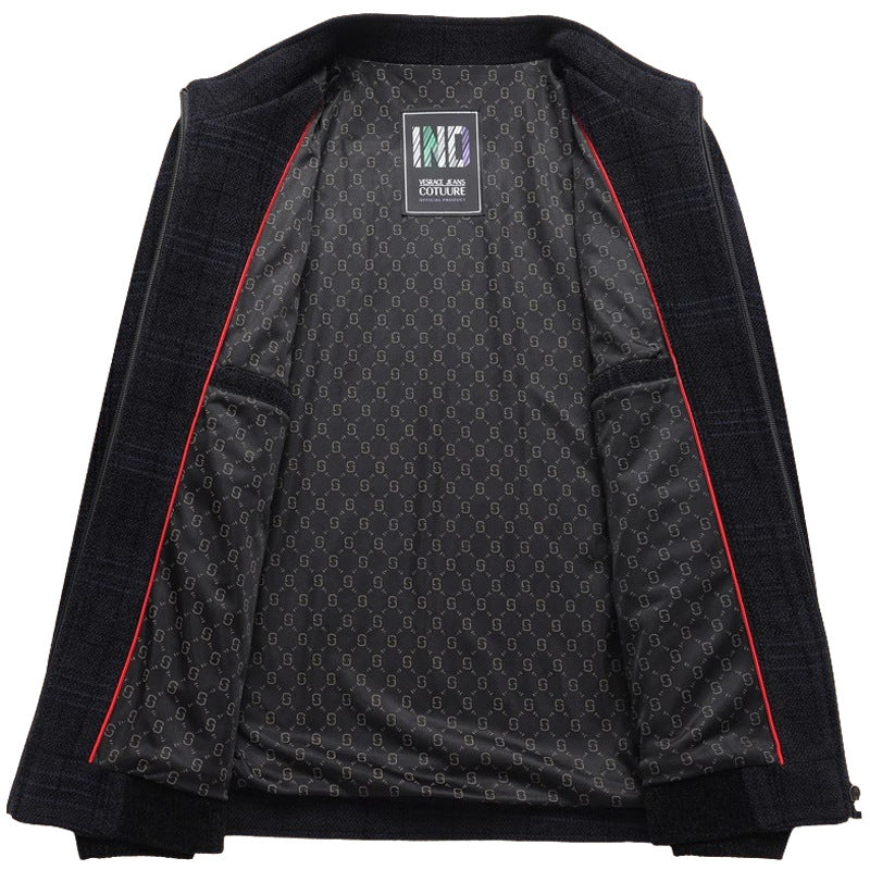 Herren Freizeitjacke mit Stehkragen