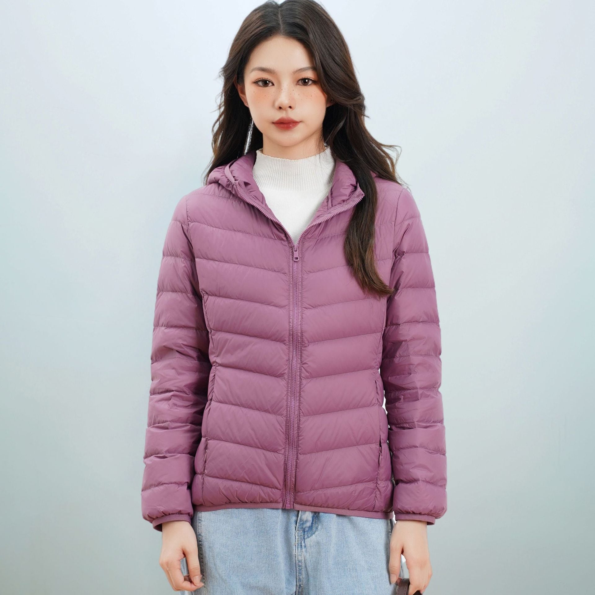 Leichte Daunenjacke für Herbst und Winter