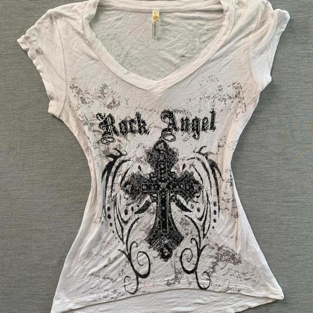 Vintage T-Shirt mit Print