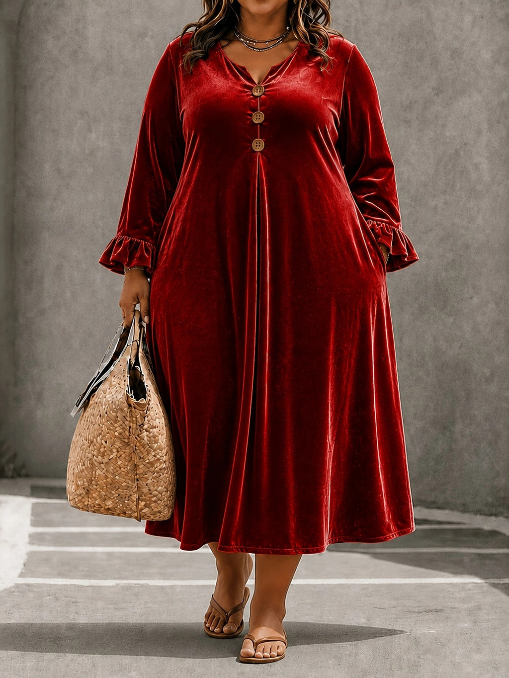 Leichtes Damenkleid