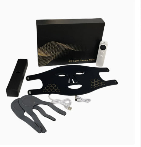 LED-Photonenmaske mit Hals- und Hautpflege