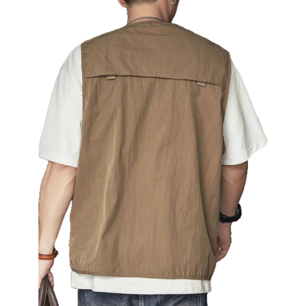 Retro-Arbeitsweste mit vielen Taschen