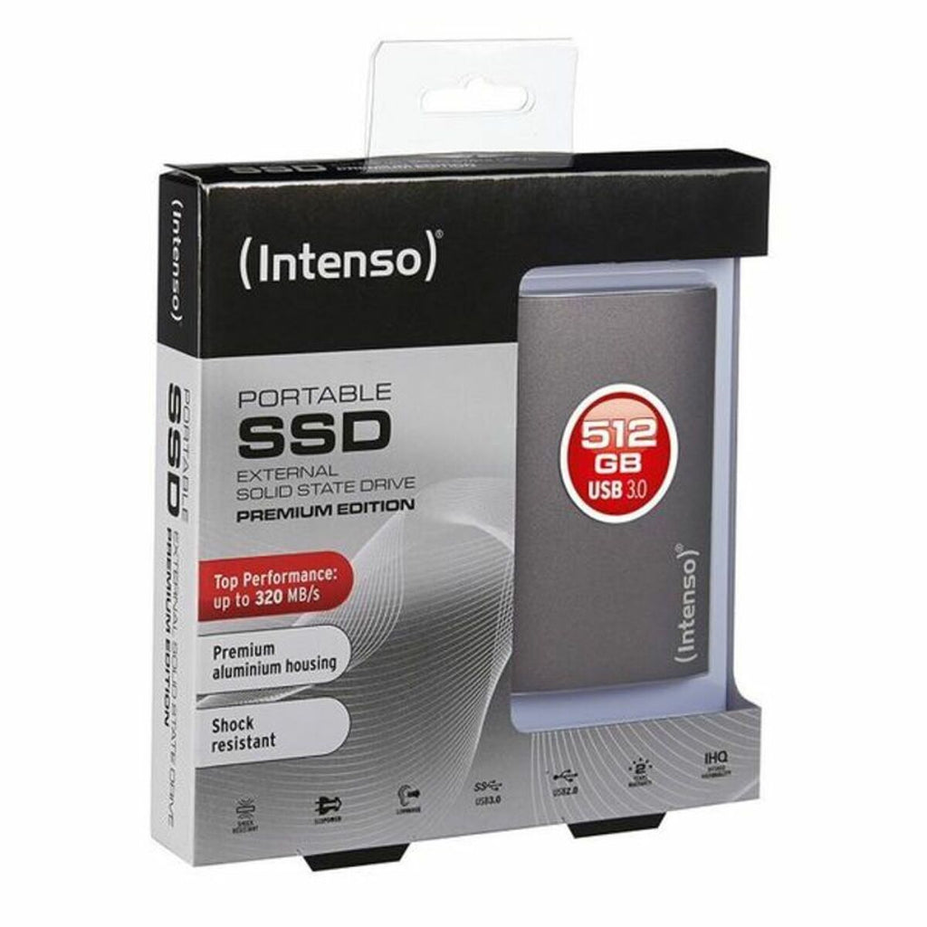 Externe Festplatte INTENSO 3823440 256 GB SSD 1.8 USB 3.0 Anthrazit