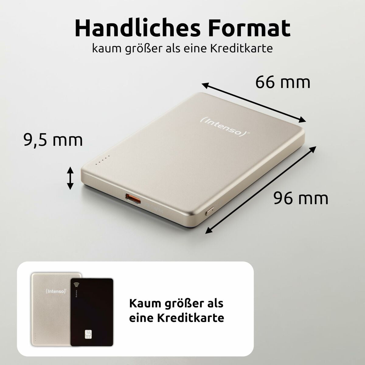 Powerbank INTENSO MW5000 MagSafe 5000 mAh Champagner