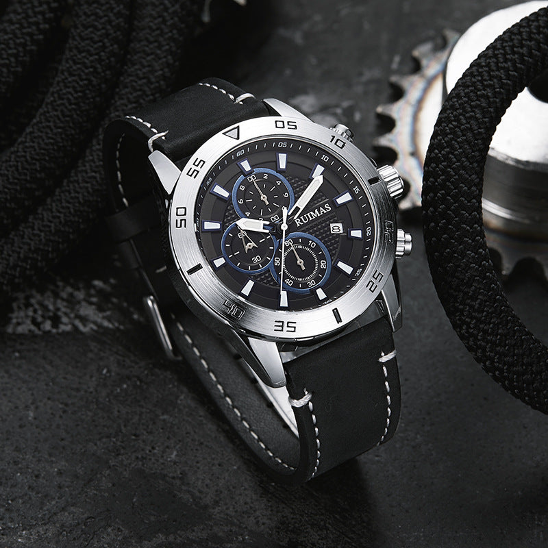 Sportuhr für Herren, analog, 30 m wasserdicht – Bild 7 | LuxeStyle