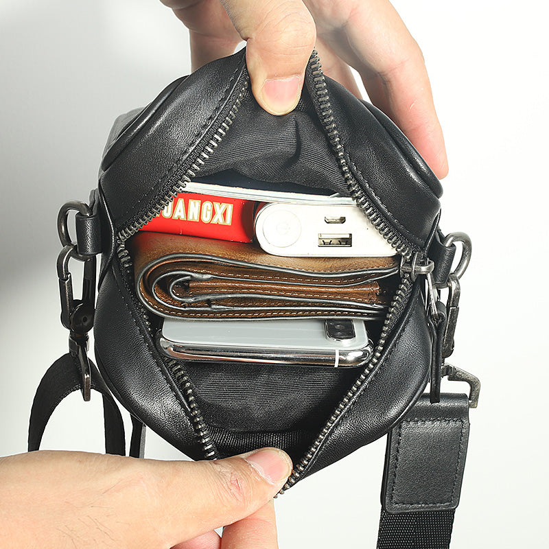 Männer Brusttasche aus Leder – Bild 3 | LuxeStyle