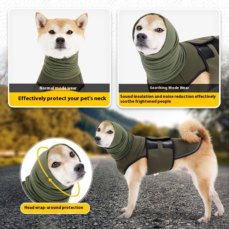 Beruhigende Hundejacke – Grün, Blau, XS-XXXL