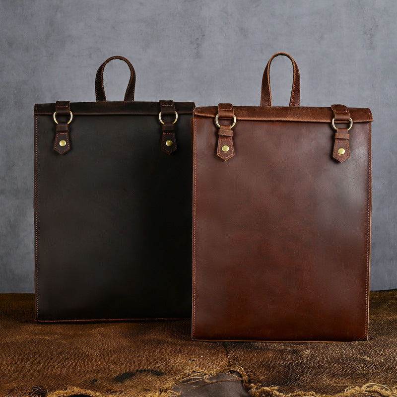 Vintage Rucksack aus Crazy Horse Leder – Bild 5 | LuxeStyle