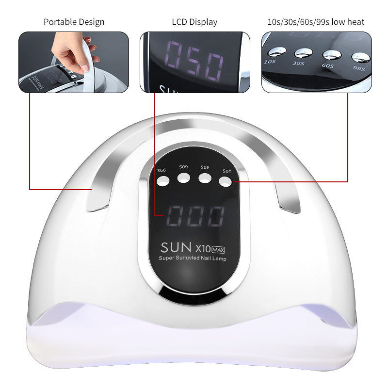 UV/LED Nagellampe mit Sensor und 4 Timer