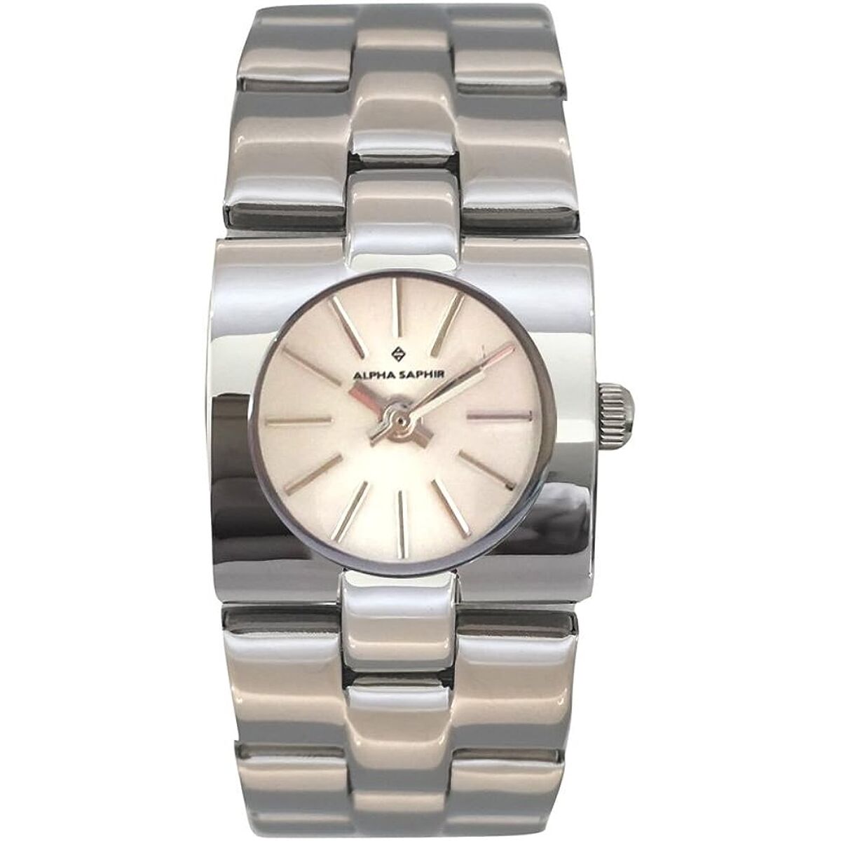 Unisex-Uhr Alpha Saphir 271K Beige Silberfarben