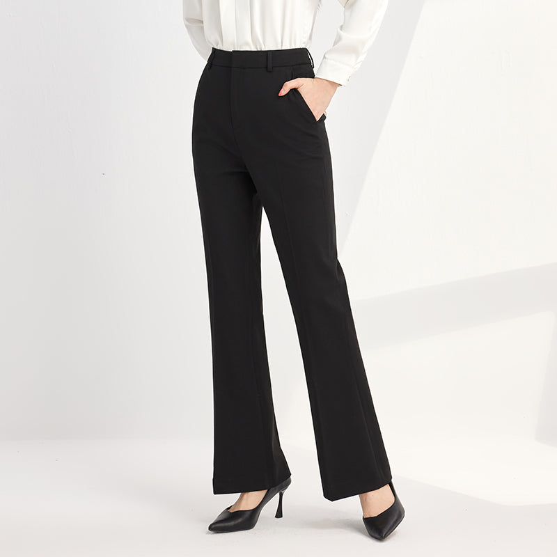Elegante Palazzo Hose mit weitem Bein