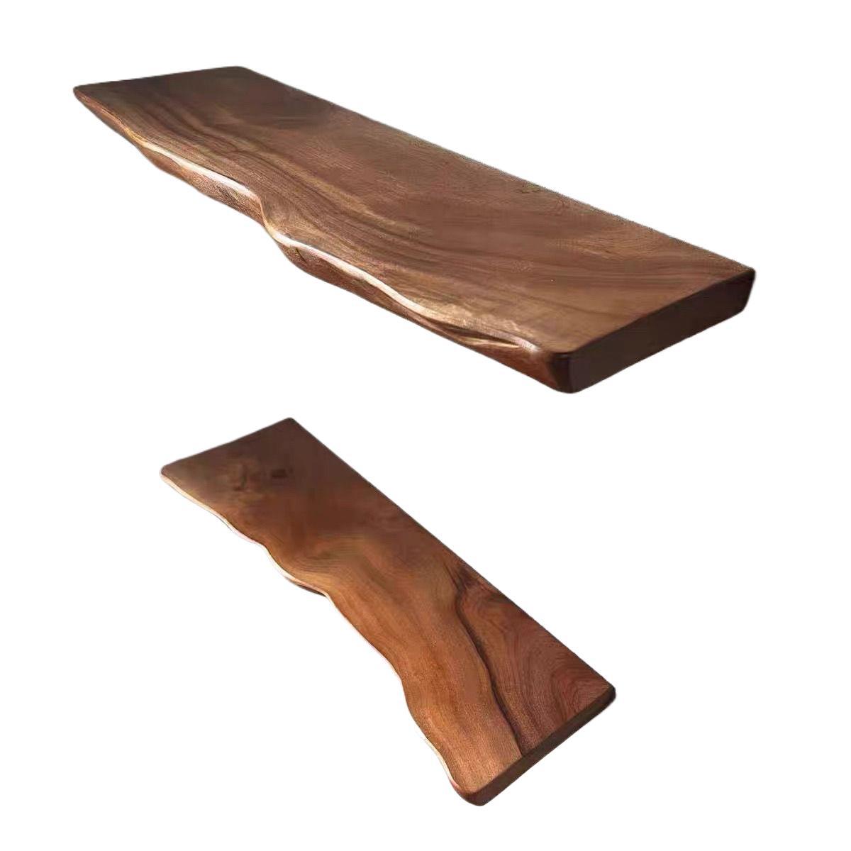 Wandregal aus Holz, 40×15×3 cm, braun – Bild 5 | LuxeStyle