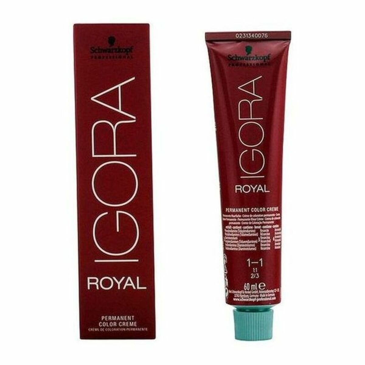 Amoniakfreie Färbung Schwarzkopf 1005 Nº 1-1 60 ml