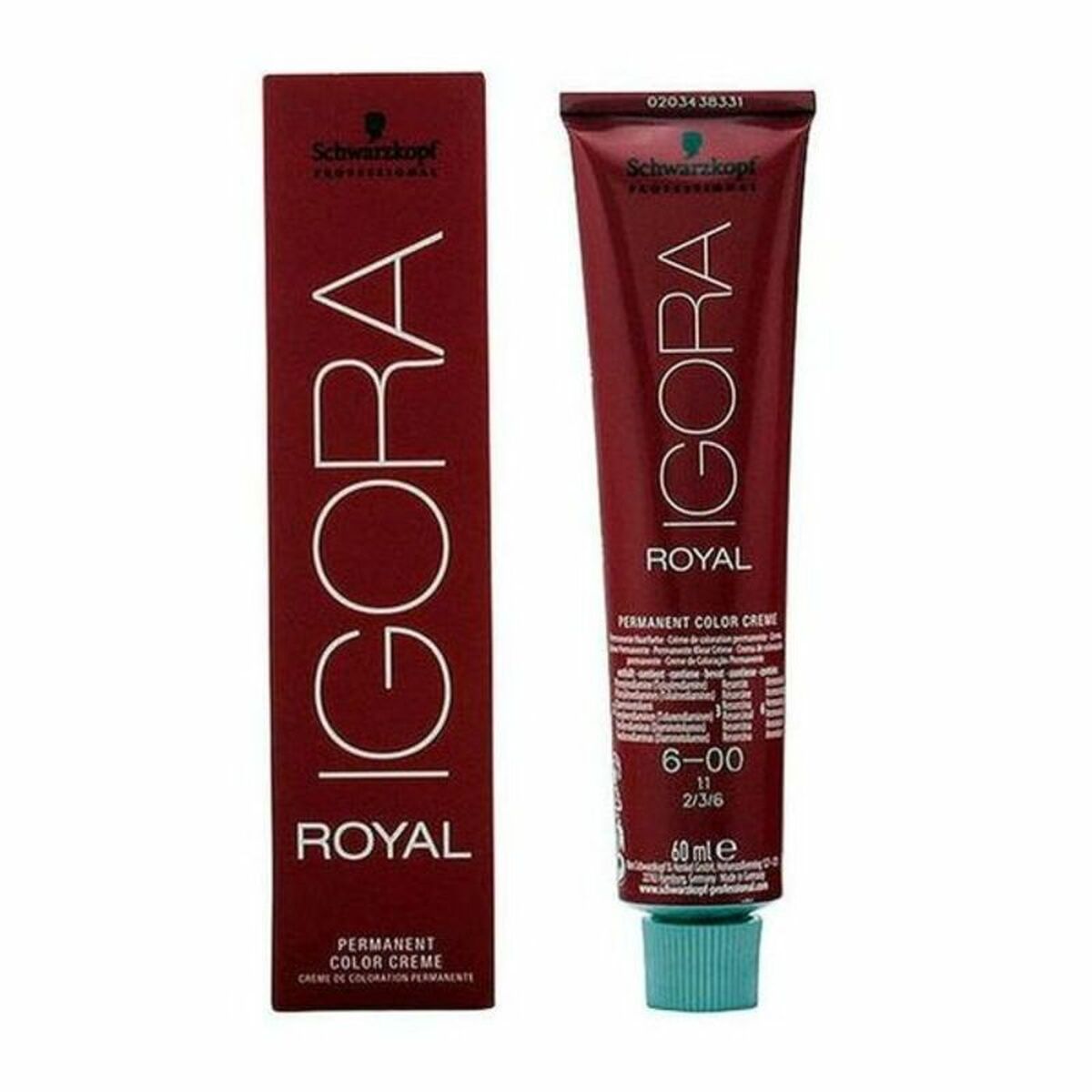 Dauerfärbung Schwarzkopf Igora Royal Nº 6-00 60 ml