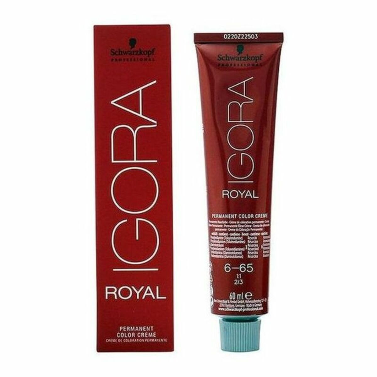Dauerfärbung Schwarzkopf Igora Royal Nº 6-65 60 ml