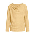 Langarm V-Neck Shirt für Damen