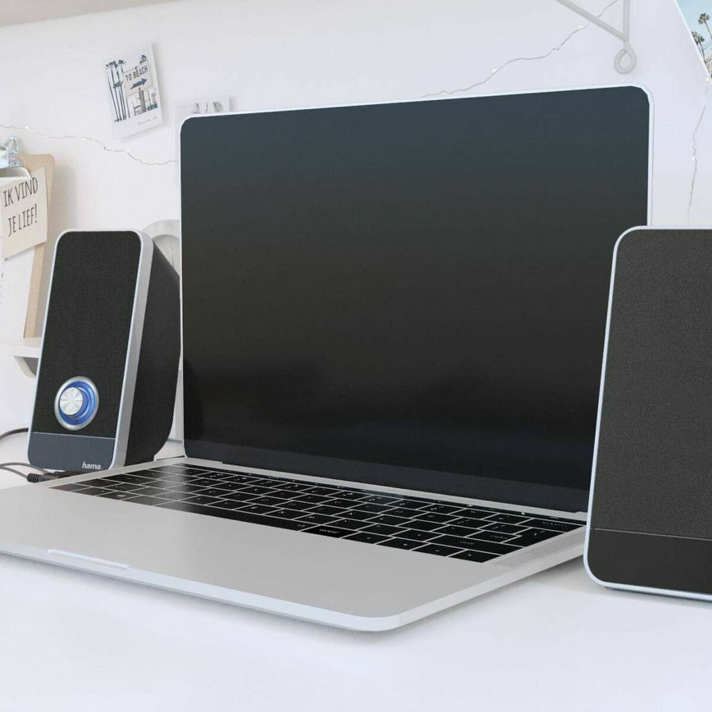 Laptop-Lautsprecher Hama Schwarz 6 W 4 W